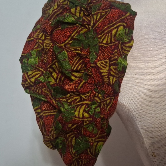 12 Colorful Patterned Scrub/Nurse Hat/Bonnets - Picture 8 of 12